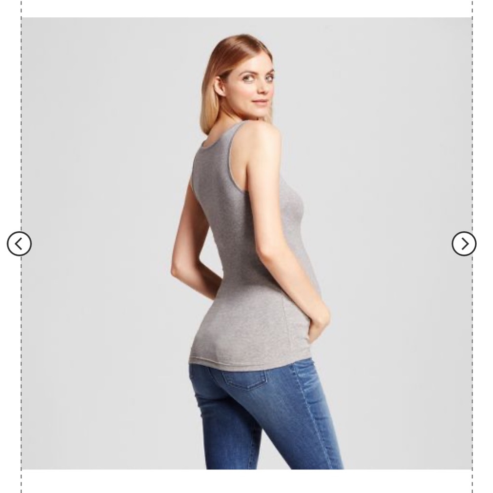 Isabelle Gray Maternity Tank Top
